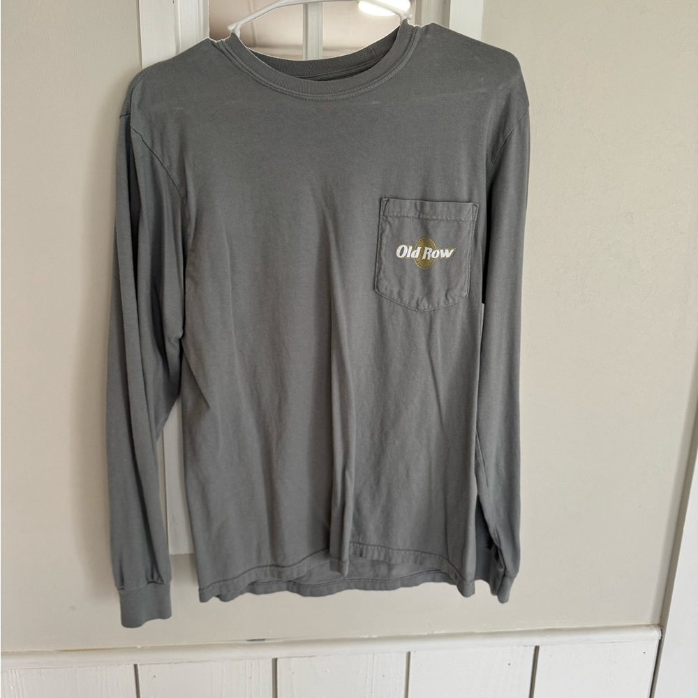 Old Row Comfort Colors Charcoal Long Sleeve Shirt